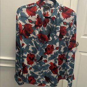 Ann Taylor Floral Print Women's Top